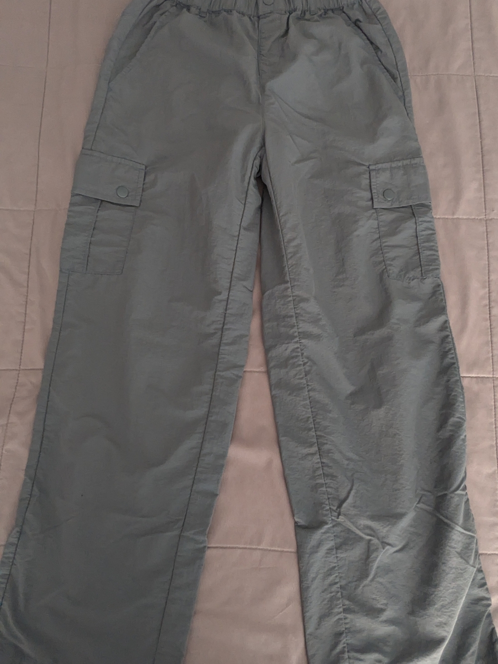 Kid's Cargo Pants in Gray - Classic Straight Fit